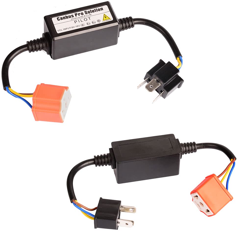 【送料無料】H4 セラミックソケット 9-16V用 HID/LED対応 ハイビーム インジケーター 不点灯防止 ハイビーム 抵抗配線 リレーレス用 2個セット 色：多色