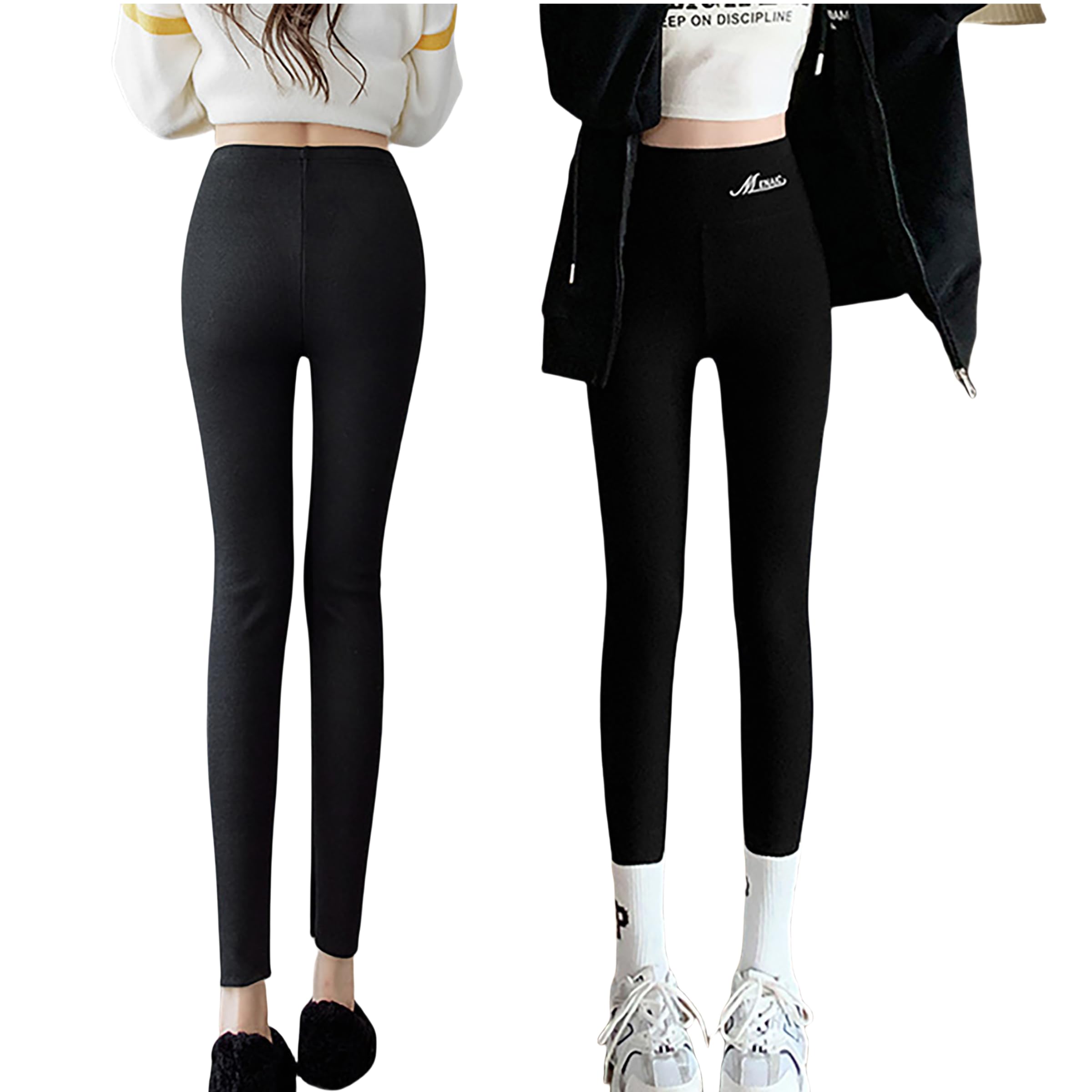 【送料無料】[KOEKOI] レギンス レディース リブレギンス 9分丈 パッツ 肌に優しい 綿 コットン スパッツ 無地 おしゃれ スパッツ 無地 ボトムス インナー リラックス リブ ストレッチ 伸縮 パンツ 夏 色：黒-B、サイズ：M