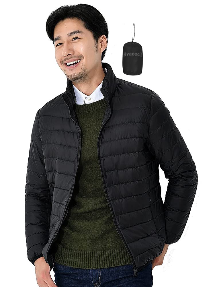 【送料無料】[Bvaeocl] ダウンジャケット メンズ ウルトラライト ダウン コート 軽量 防風 防寒 ライト..