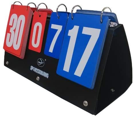 【送料無料】ハンディ携帯式 卓球 ハンディ バレーボール スコアボード 組み立てカンタン バドミントン 得点板 色:ブルー