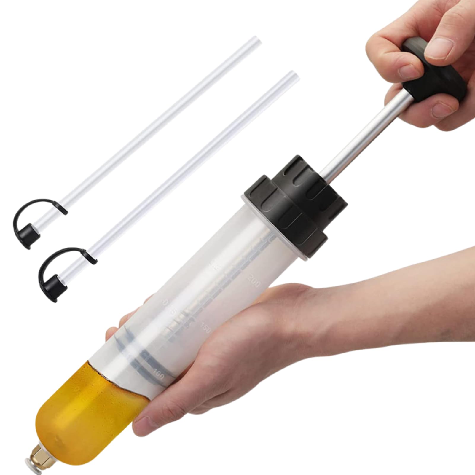 【送料無料】Riblind オイルポンプ オイル交換 エンジンオイル 簡単吸引抽出 手動ポンプ 手動 ポンプ ..