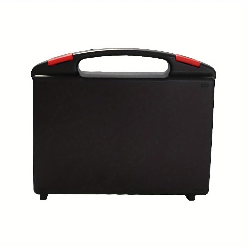 【送料無料】[THREE RABBITS]スペシャルハードピストルケース、カスタマイズ可能なフォーム付き、銃器、電子機器、工具用のポータブル保護収納、耐久性のあるPP構造 色：ブラック