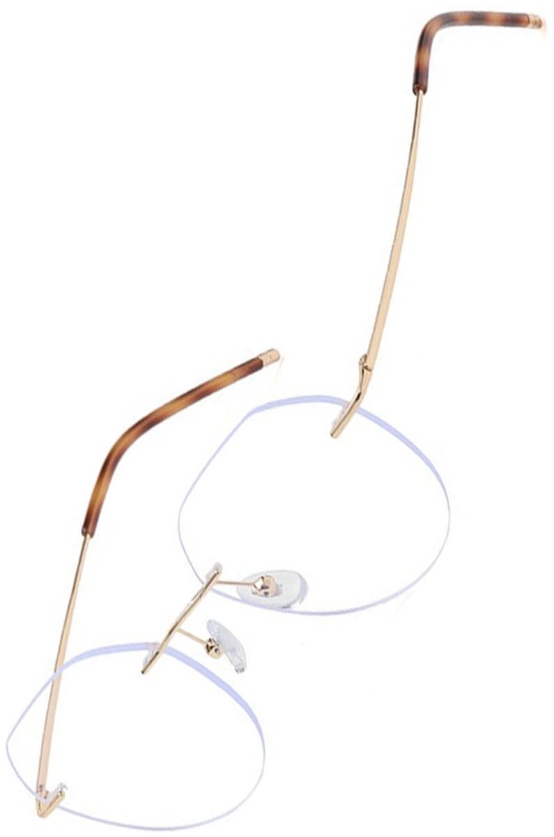 【送料無料】[ベルクート] フレームなし伊達メガネ メンズ レディース 軽量 フレーム オシャレ ファッ..