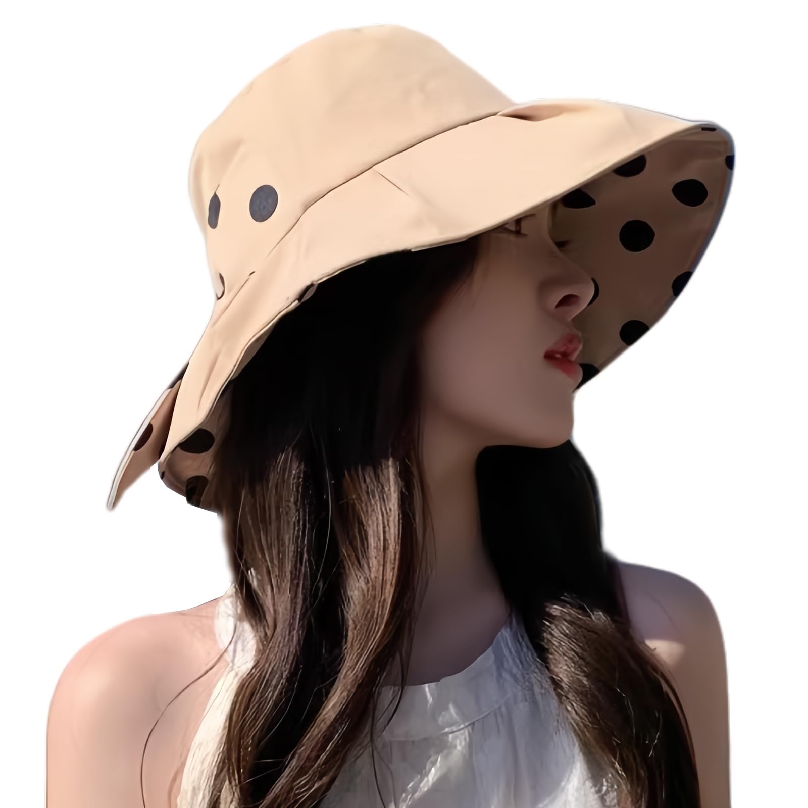 【送料無料】[Narebualo Cietupoop] レディース ハット つば広 UVカット 日除け帽子 バケットハット蝶..