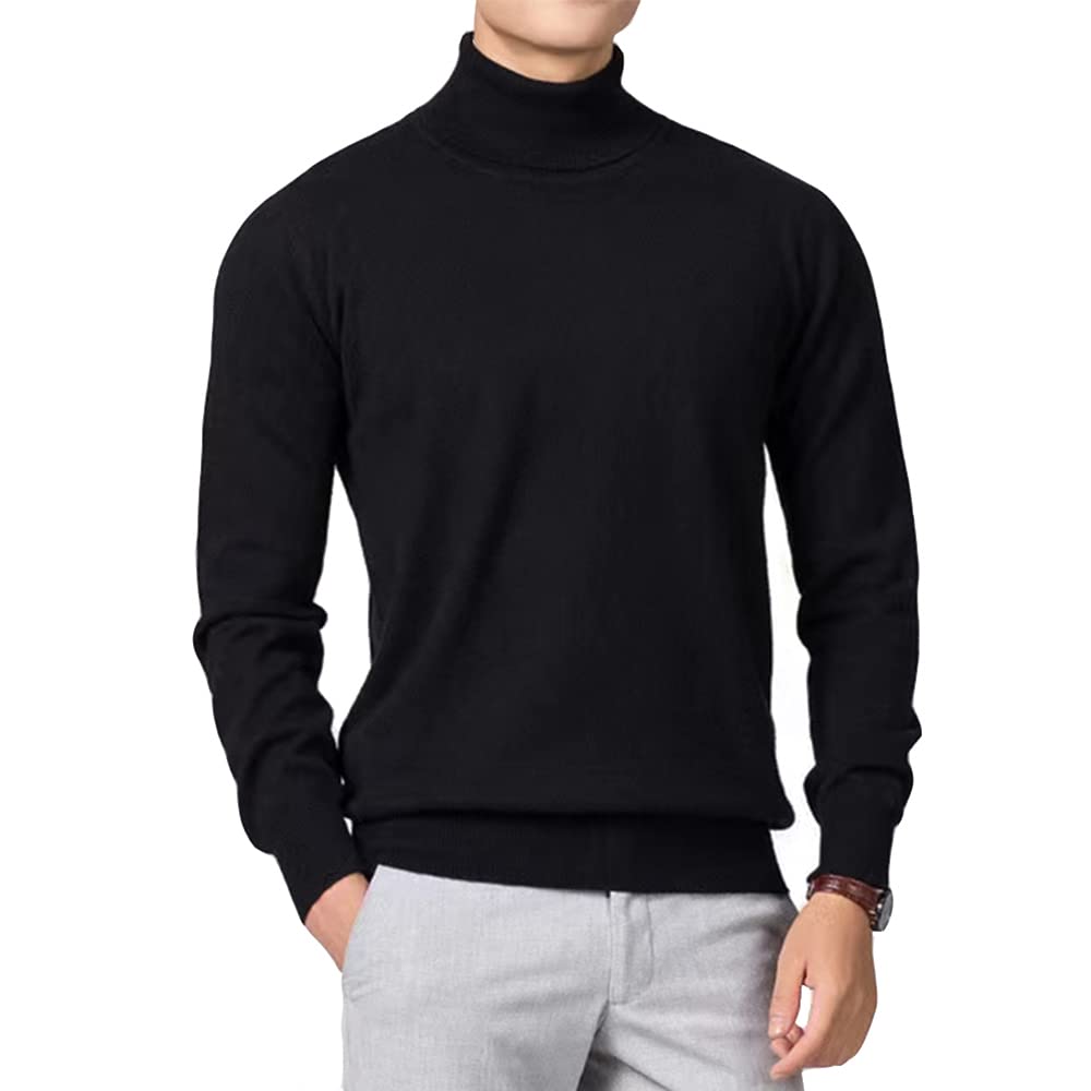 【送料無料】CLAZOLIY セーター メンズ タートルネック ニット 春秋冬 無地 長袖 暖かい 防寒 カジュア..