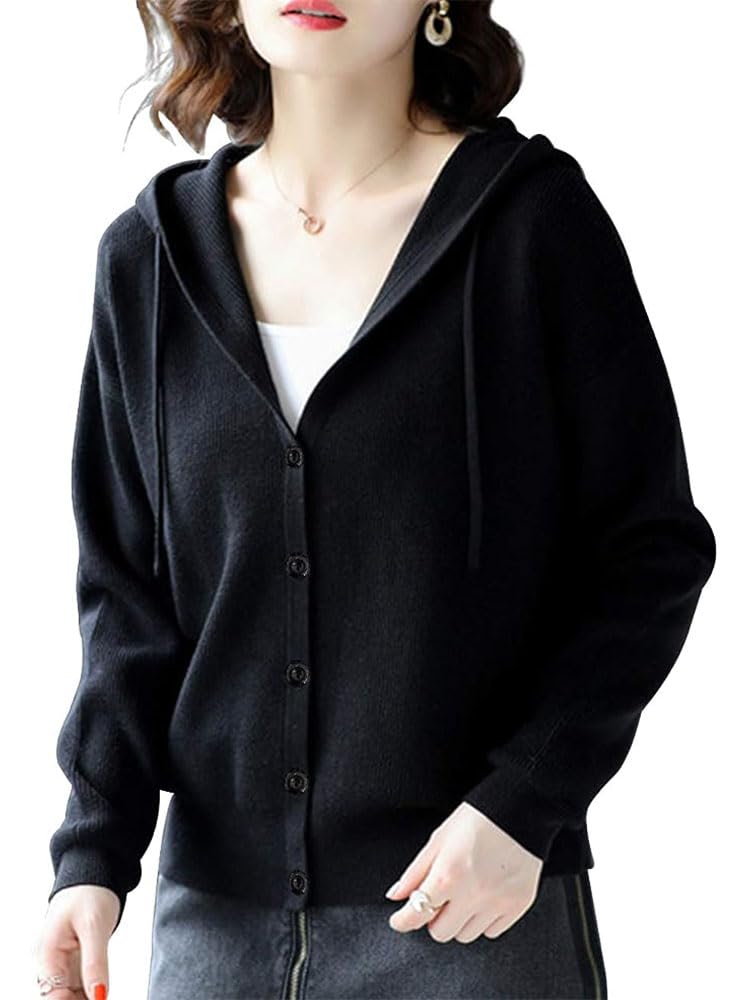 【送料無料】CLAZOLIY カーディガン レディース フード付き パーカー ニット 長袖 羽織 防寒 春秋冬 CL..