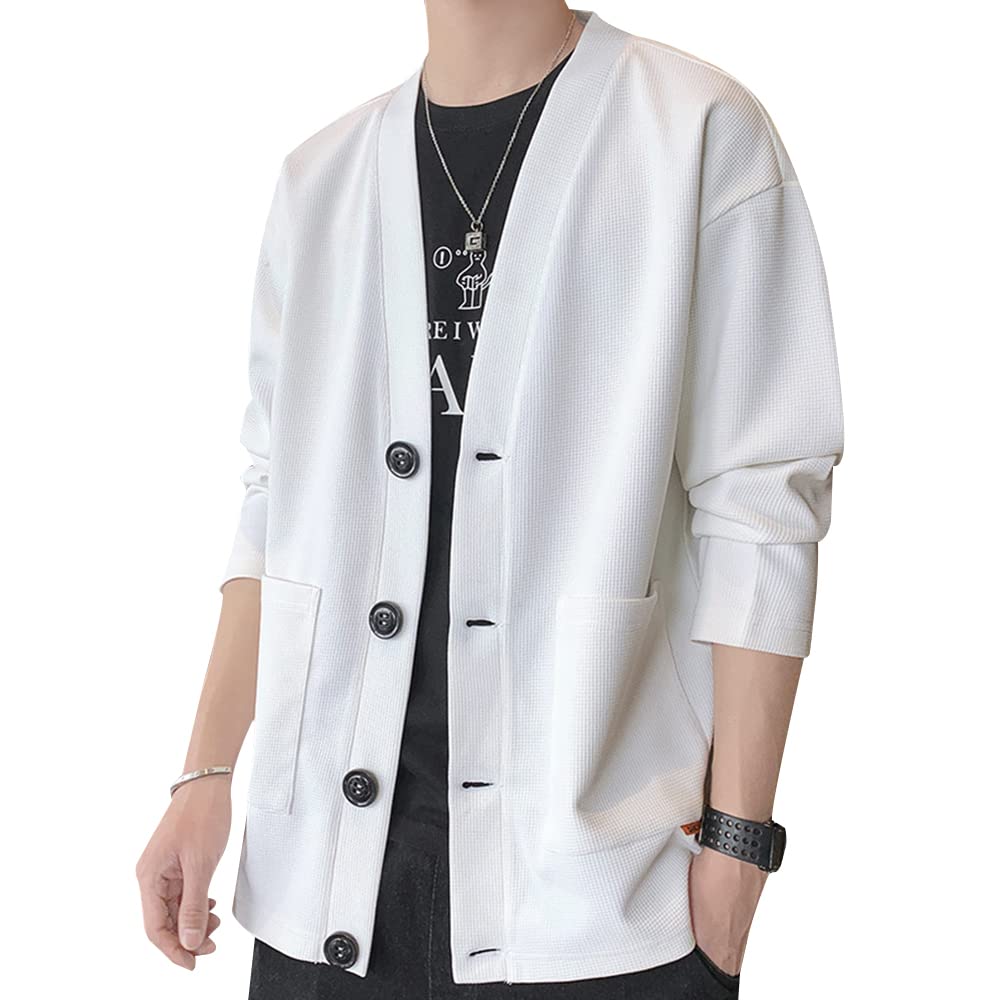 【送料無料】CLAZOLIY カーディガン メンズ 和式カーディガン 柔らかで 着心地のいい シンプル オシャ..