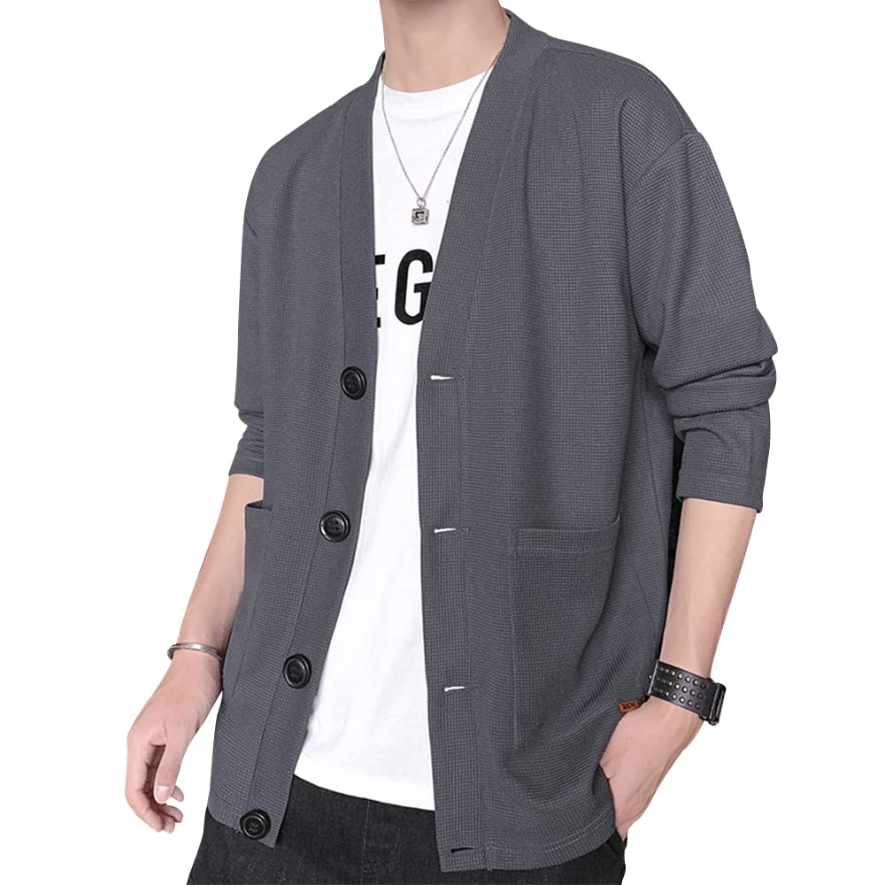 【送料無料】CLAZOLIY カーディガン メンズ 和式カーディガン 柔らかで 着心地のいい シンプル オシャ..