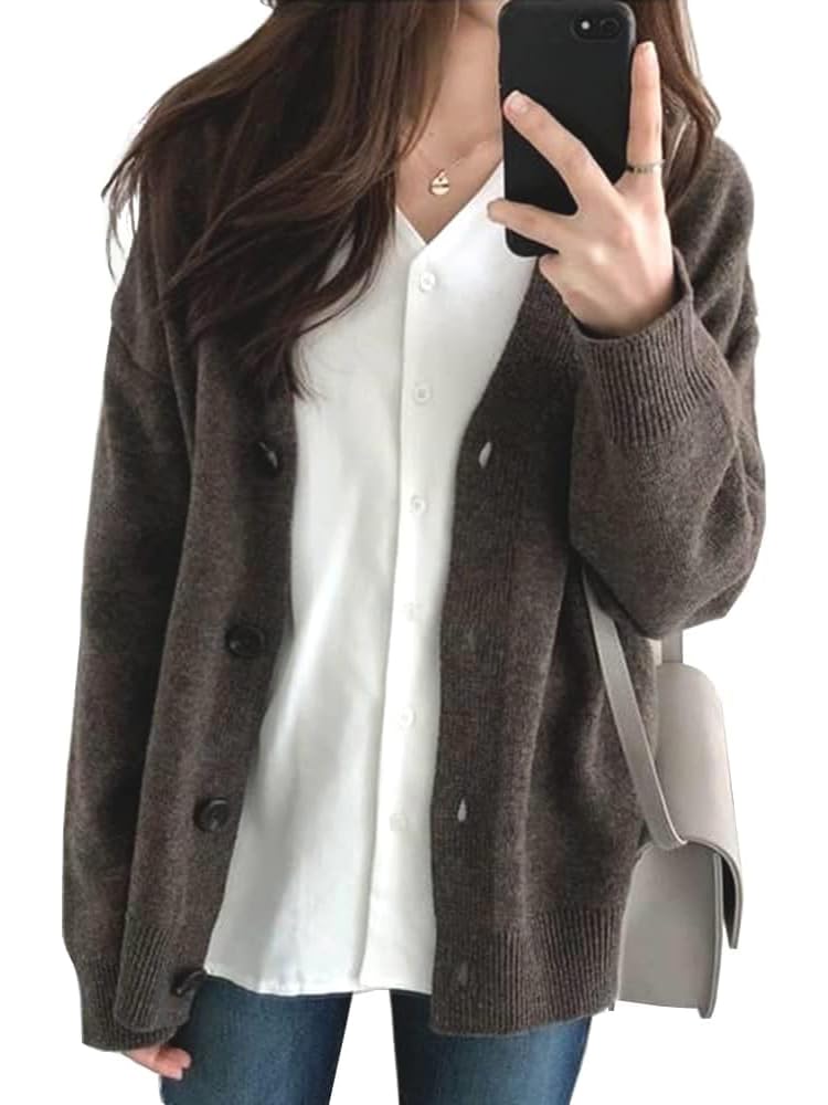 【送料無料】CLAZOLIY カーディガン レディース ニット Vネック セーター 羽織 シンプル 通勤 通学 カ..