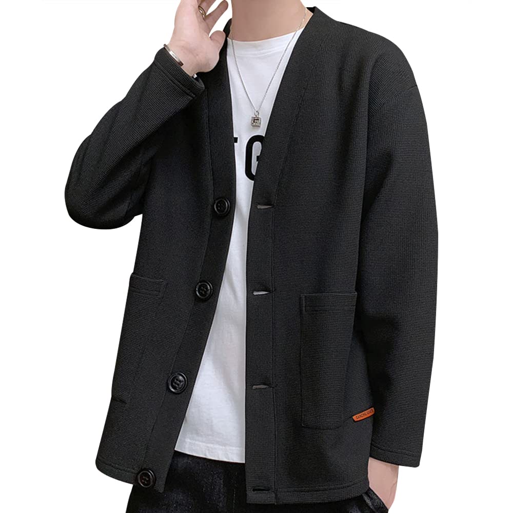 【送料無料】CLAZOLIY カーディガン メンズ 和式カーディガン 柔らかで 着心地のいい シンプル オシャ..