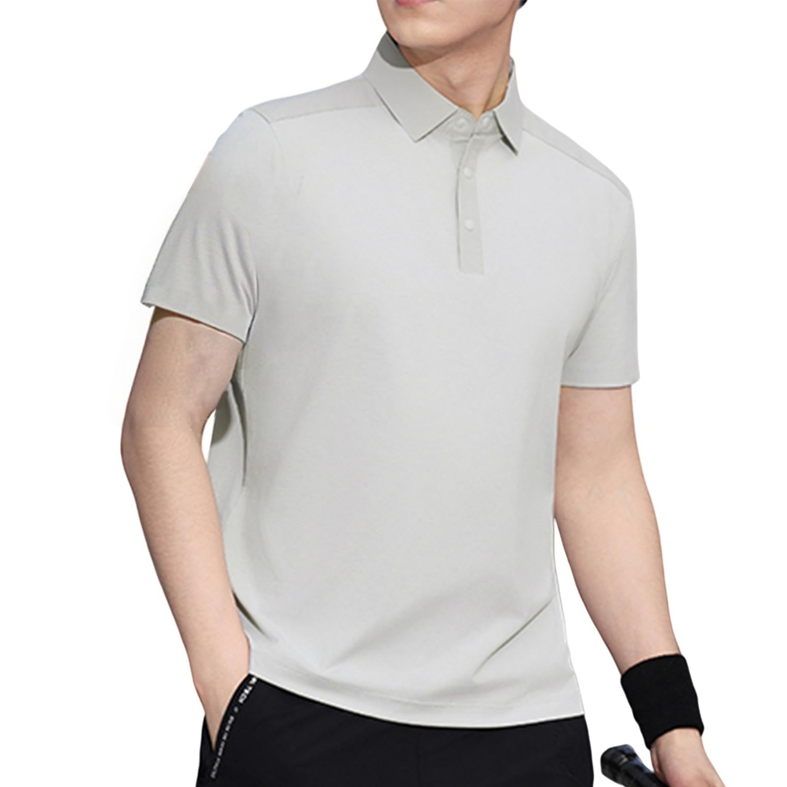 【送料無料】[JoveJek] ポロシャツ 半袖 メンズ 接触冷感 速乾 消臭 ストレッチ tシャツ 通気性 ドライ..