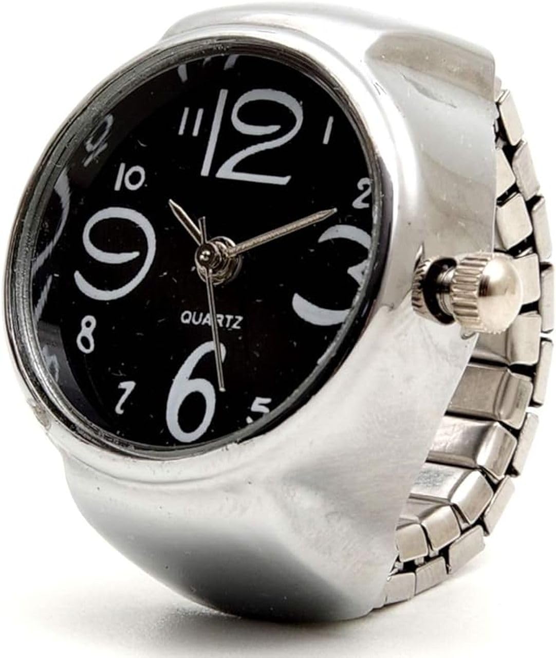 【送料無料】GoodsLand 【 6color 】 指輪 時計 リング ウォッチ 指時計 文字盤 シンプル 丸型 フリー..