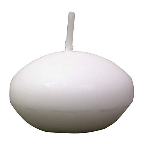 【送料無料】フローティングキャンドル 燃焼約4時間 水に浮くロウソク フロート ろうそく 色：ホワイト、サイズ：12個 (x 1)