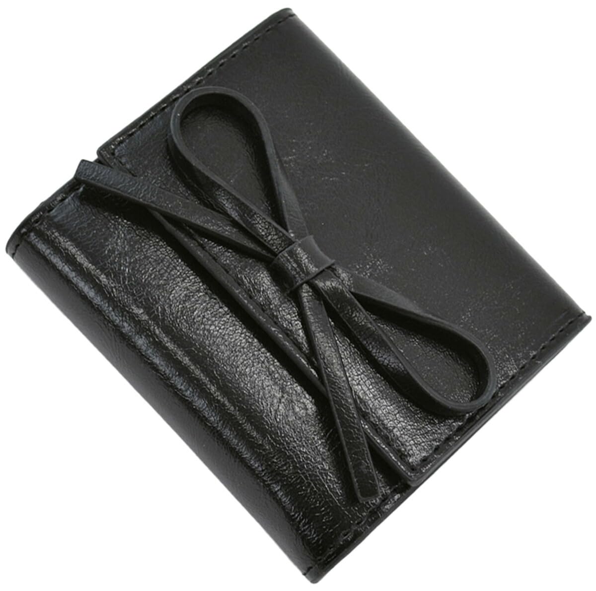 【送料無料】[アルトローズ] リボン 三つ折り財布 ミニ財布 小さい カード ボックスコイン お札入れ ル..