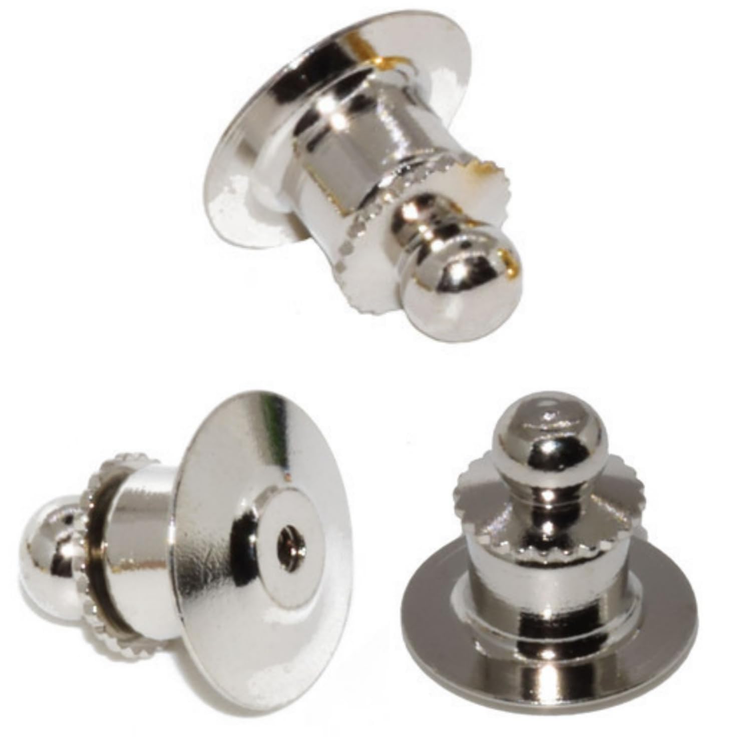 【送料無料】ピンバッジ_pinsmarche ピンバッジ キャッチ 留め具 バタフライ タイタック クラッチ 色：..