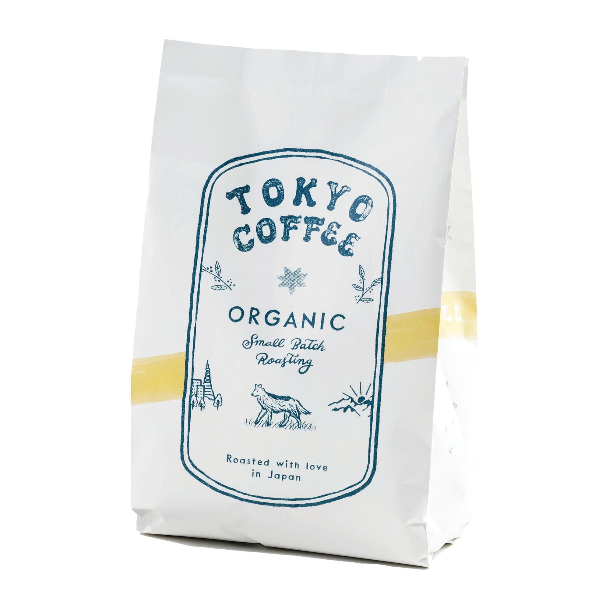 【送料無料】TOKYO COFFEE 東京コーヒー コーヒー オーガニック ブレンド 粉 サイズ：200g 中挽き (Medium)