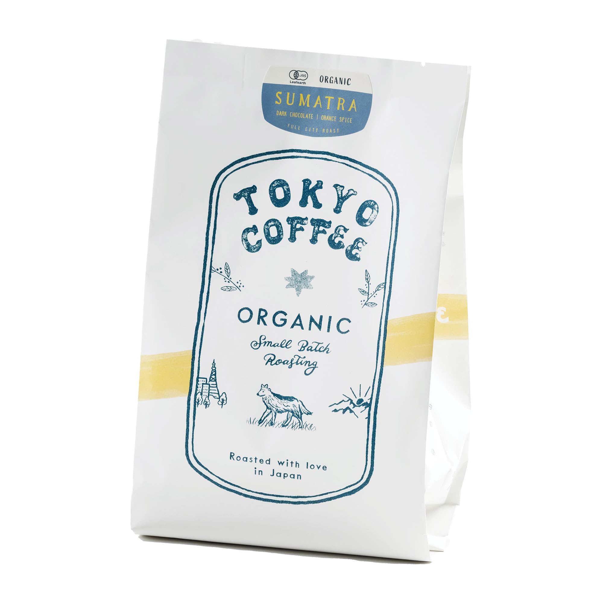 【送料無料】TOKYO COFFEE 東京コーヒー コーヒー オーガニック シングルオリジン 豆のまま サイズ：200g