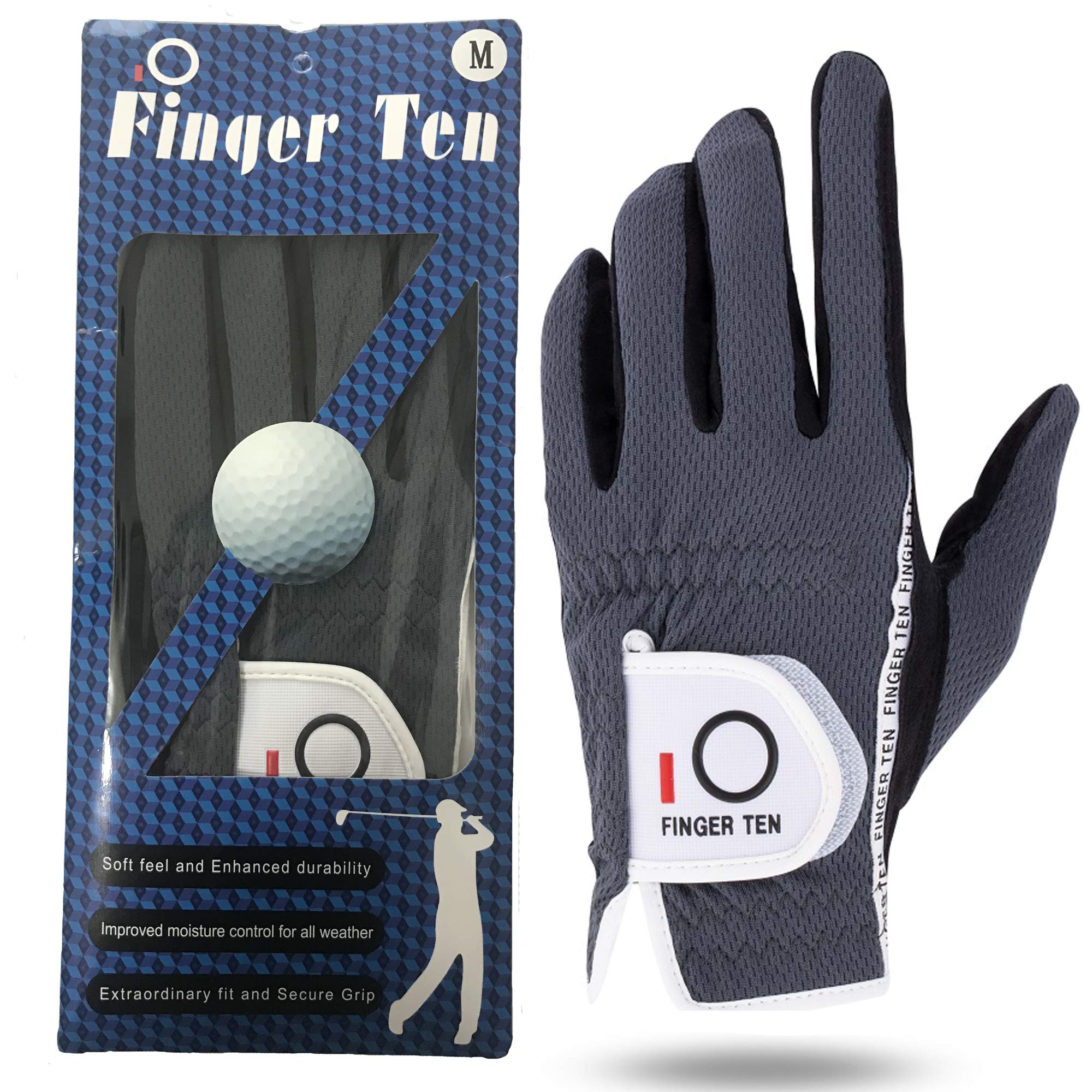 【送料無料】ゴルフグローブ メンズ スウェード調合成皮革 繊維布 メッシュ素材 ソフト 通気 速乾 耐摩擦性 丸洗い可能 マジックテープ 多機能 全天候型 破れ...