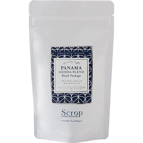 【送料無料】【厳選ブレンド コーヒー豆】Scropパナマゲイシャブレンド　ブラックパッケージ　100g サ..