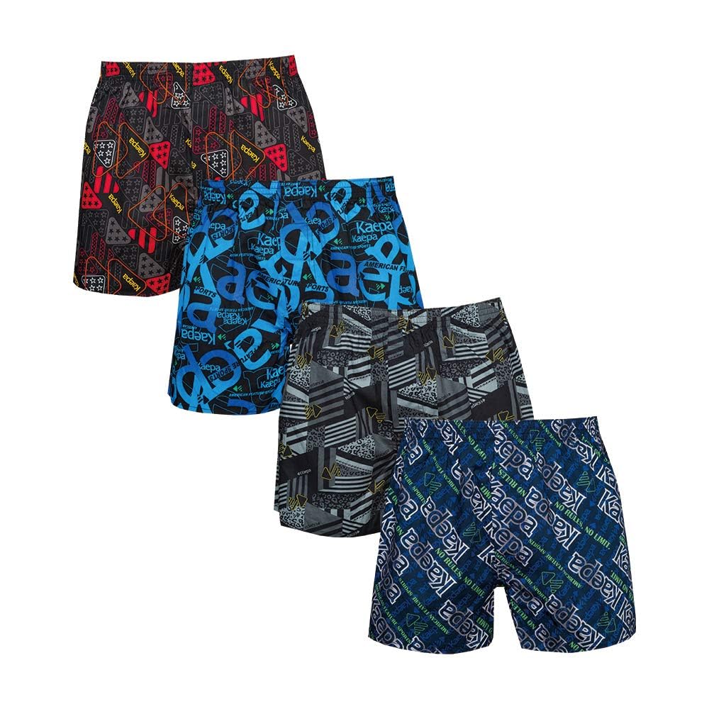 【送料無料】[ケイパ] Kaepa トランクス メンズ 前開き ランダム 4枚セット パンツ 下着 インナー 肌着..