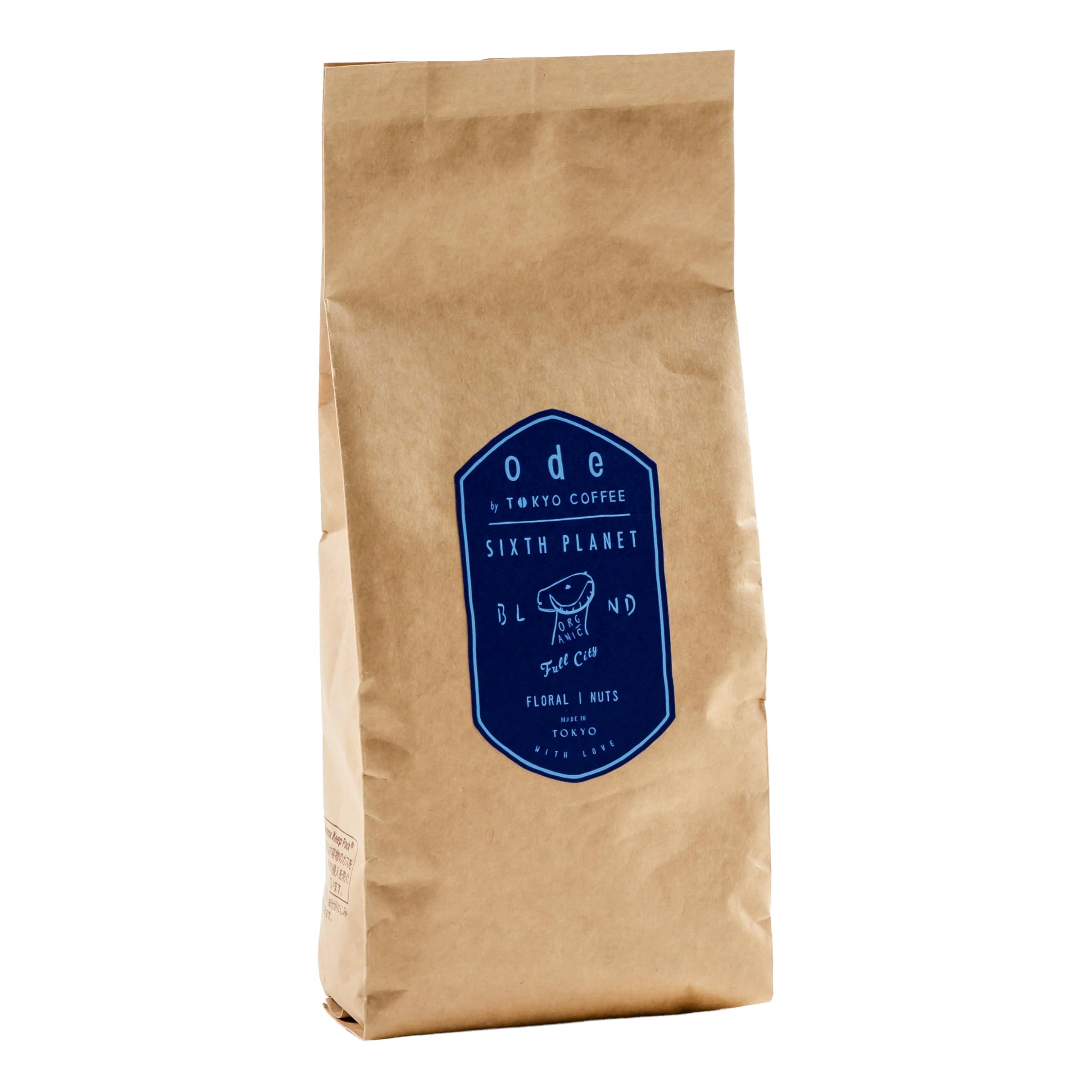 【送料無料】ode オーガニック ブレンド 自家焙煎コーヒー コーヒー豆 豆のまま Organic Blends Whole Bean サイズ：200g