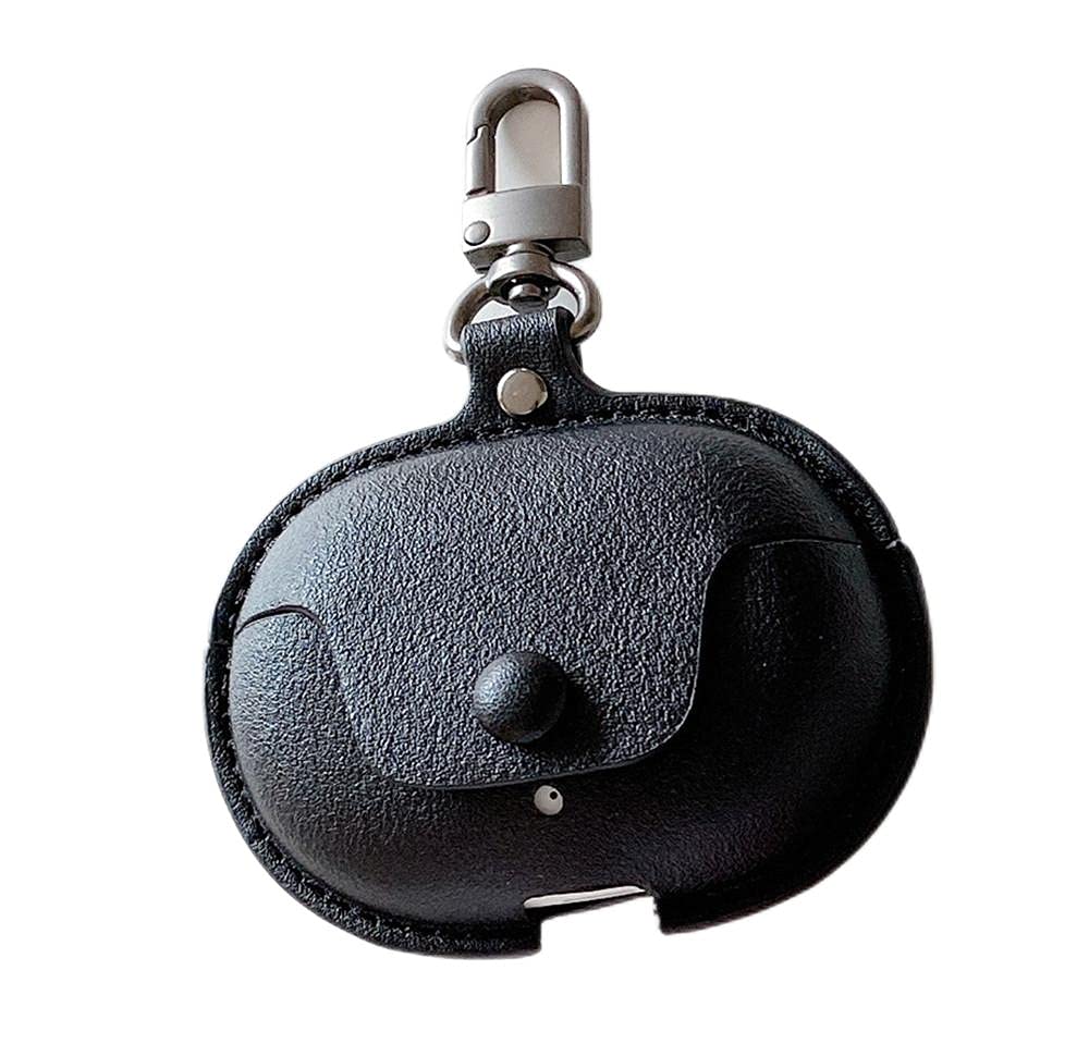 【送料無料】LICHIFIT Beats Studio Buds用ケース カバー レザー製 保護ケース 耐衝撃 ワイヤレスイヤホン Bluetooth アクセサリー 色：ブラック