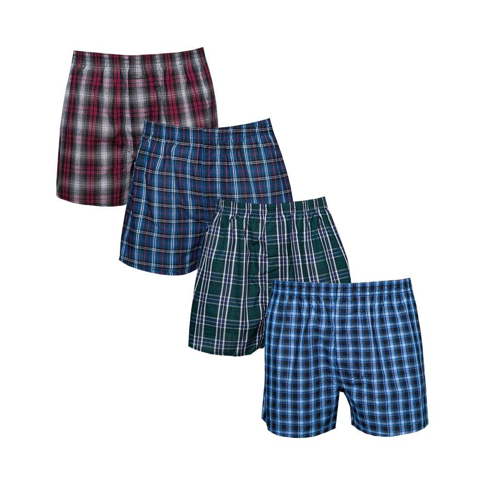 【送料無料】[ケイパ] Kaepa トランクス メンズ 前開き ランダム 4枚セット パンツ 下着 インナー 肌着..