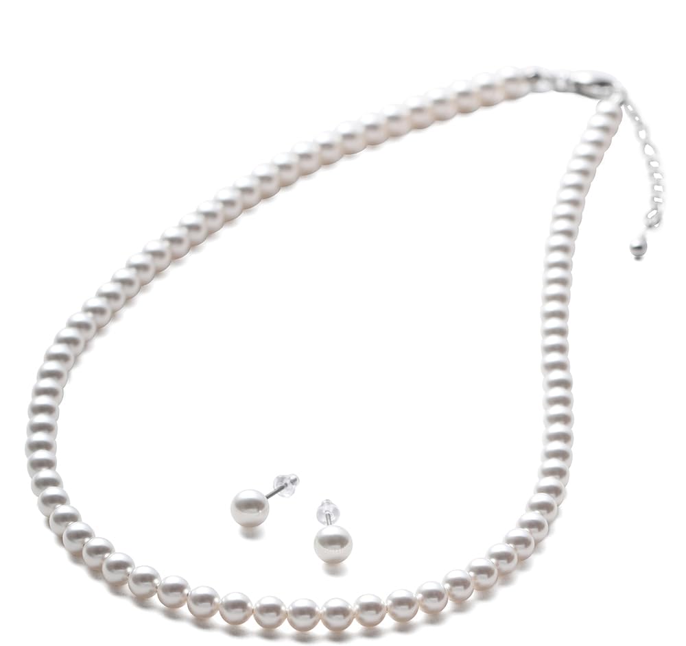 【送料無料】[VOTRE COUTURE] ベビーパール ネックレス ピアス イヤリング セット 5mm グランプレミア..