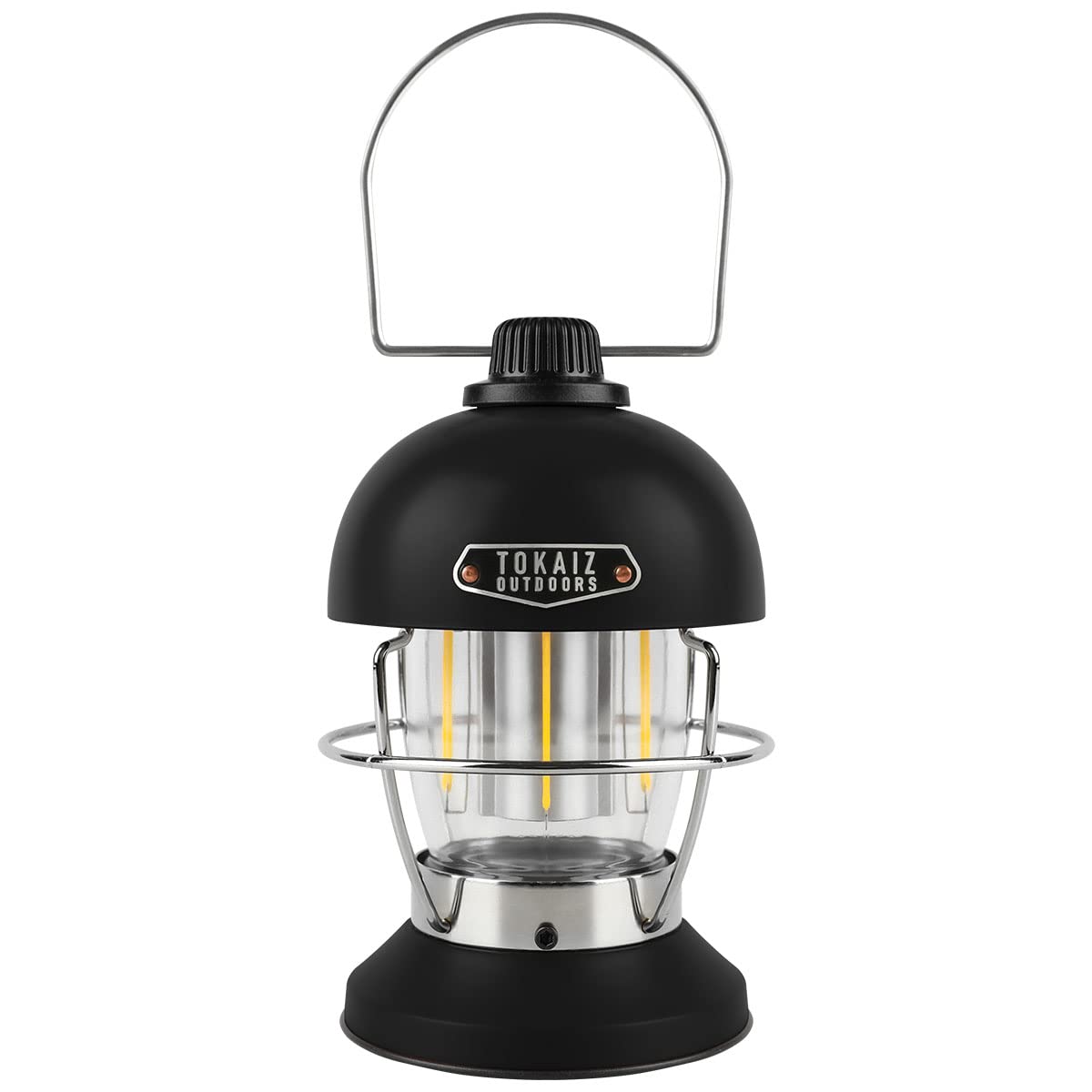 【送料無料】TOKAIZ ランタン led 充電式 長時間 明るい 小型 キャンプ ライト 吊り下げ式 無段階 調光 調色 TCL-001 TCL-002 色：B-ブラック