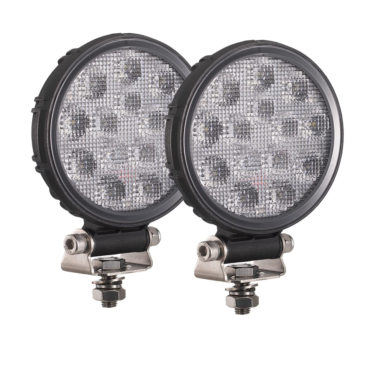 【送料無料】軽トラ 荷台 LED作業灯 直径122mm 14W 薄型 広角 車外灯 LED投光器 バイク補助灯 除雪機 ..