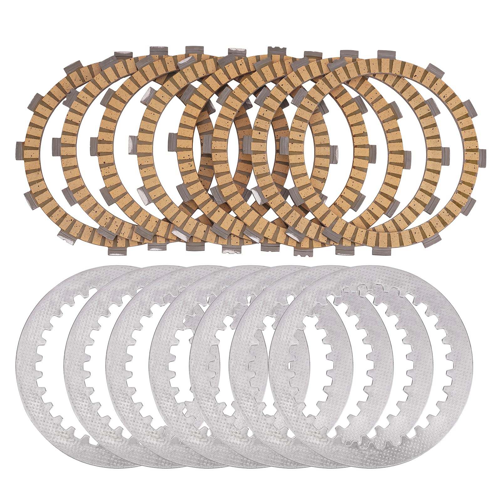 【送料無料】AHL 15枚セット バイク用 クラッチ板 クラッチフリクションプレートキット 22U-16321-00-00 適用：ヤマハ XV1000 Virago ビラーゴ1984-1987/XV700 Virago 1984-1987/XV750 Virago 1981-1984 1986 1988-1998/XV920 1981-1983