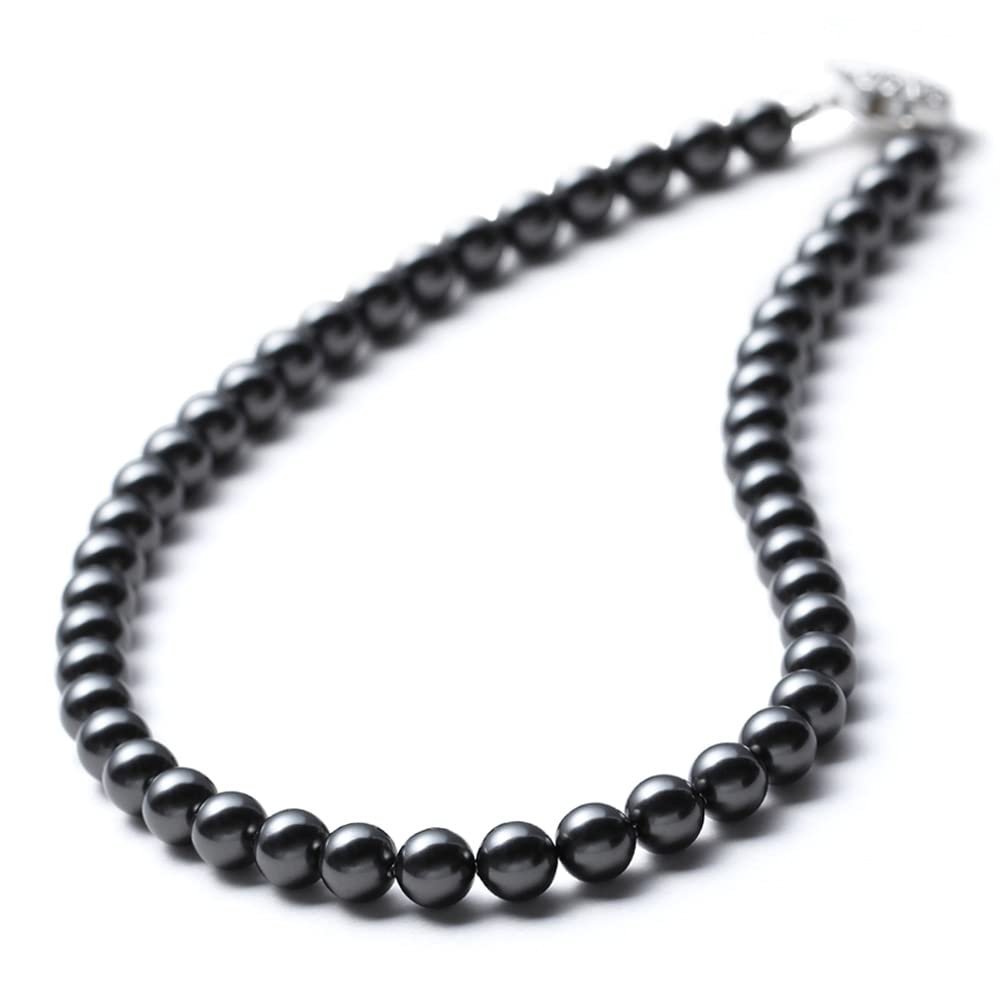 【送料無料】[VOTRE COUTURE] パールネックレス 高級国産 グランプレミアム 真珠 冠婚葬祭用 8mm ホワ..