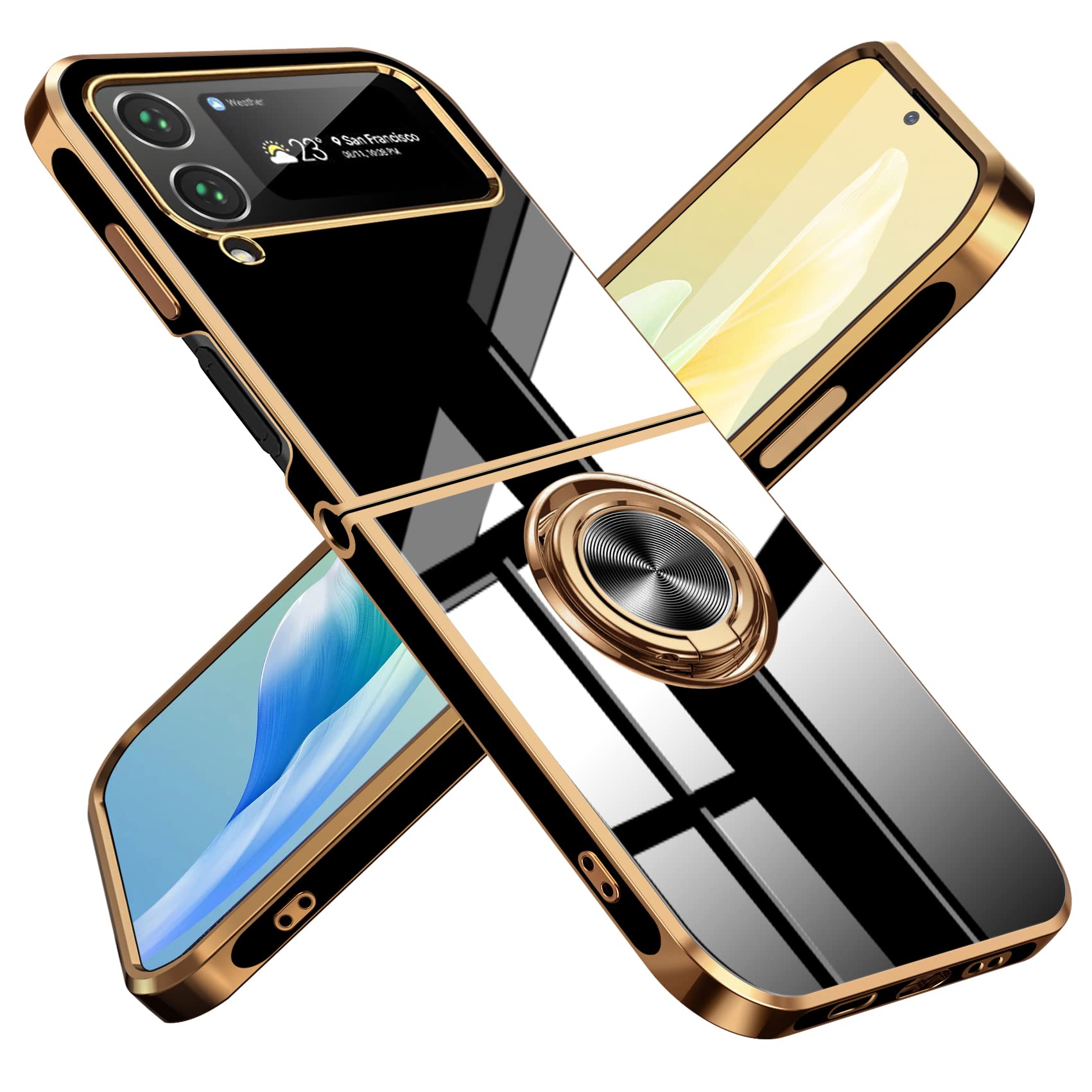 商品情報商品の説明【対応機種】Samsung Galaxy Z Flip4 ケース / SC-54C ケース / au SCG17 ケース に対応なので、機種を間違いないようご注意下さい。主な仕様 【対応機種】Samsung Galaxy Z Flip4 ケース / SC-54C ケース / au SCG17 ケース に対応なので、機種を間違いないようご注意下さい。【耐衝撃】高品質TPU素材で作られているため丈夫で柔軟性があり、衝撃吸収、落下時に受けた衝撃力を分散させ、携帯電話を有効に保護する。【車載ホルダー対応】マグネット対応金属板付きで、車載の磁気吸盤にしっかりと吸着することができ、運転中に携帯電話のナビゲーションなどの機能をより便利に使用することができます。【機能性】機能はもちろん、滑りにくくて持ちやすい、安定的なグリップが特徴です。リングはケースにしっかり固定されていて、縦置き、横置きどんな角度でも固定できます。【品質】30日品質期間、万が一、商品に関する問題がございましたら、メールでご連絡してください。状況確認してから、無料再送、又は対応致します。