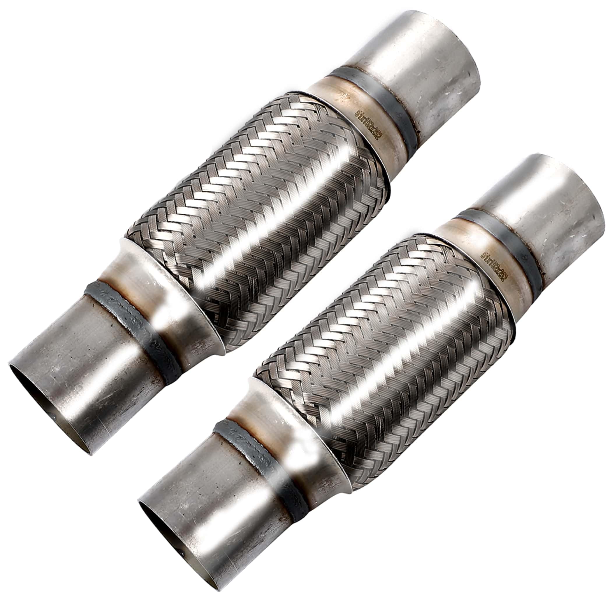 【送料無料】2個セット フレキシブルパイプ ステンレス ジャバラ 蛇腹 マフラー パイプマフラー 自動車..