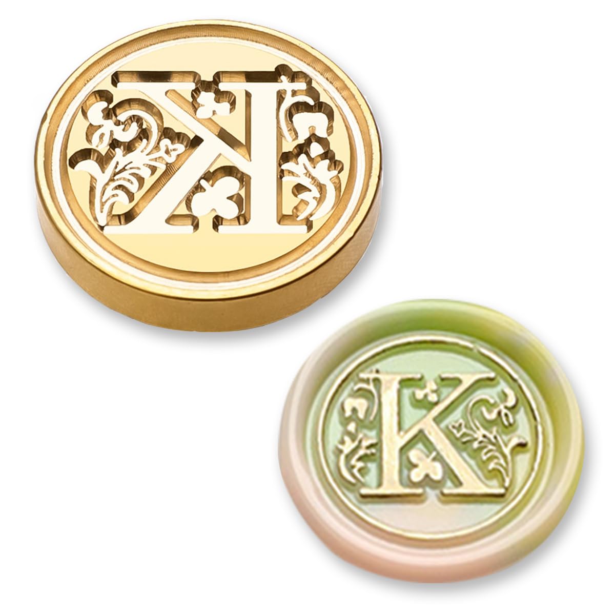 【送料無料】neliege シーリングスタンプヘッド シーリングワックス 25mm ヘッドのみ 単品 封蝋 手作り サイズ：K