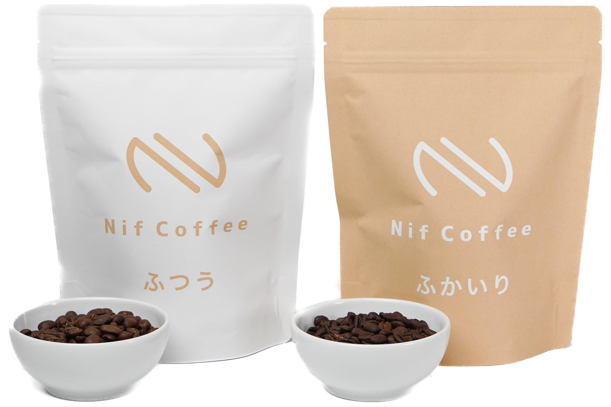 【送料無料】Nif Coffee(ニフコーヒー)ふつう160g&ふかいり160g 合計320g サイズ：ふつう1個&ふかいり1個
