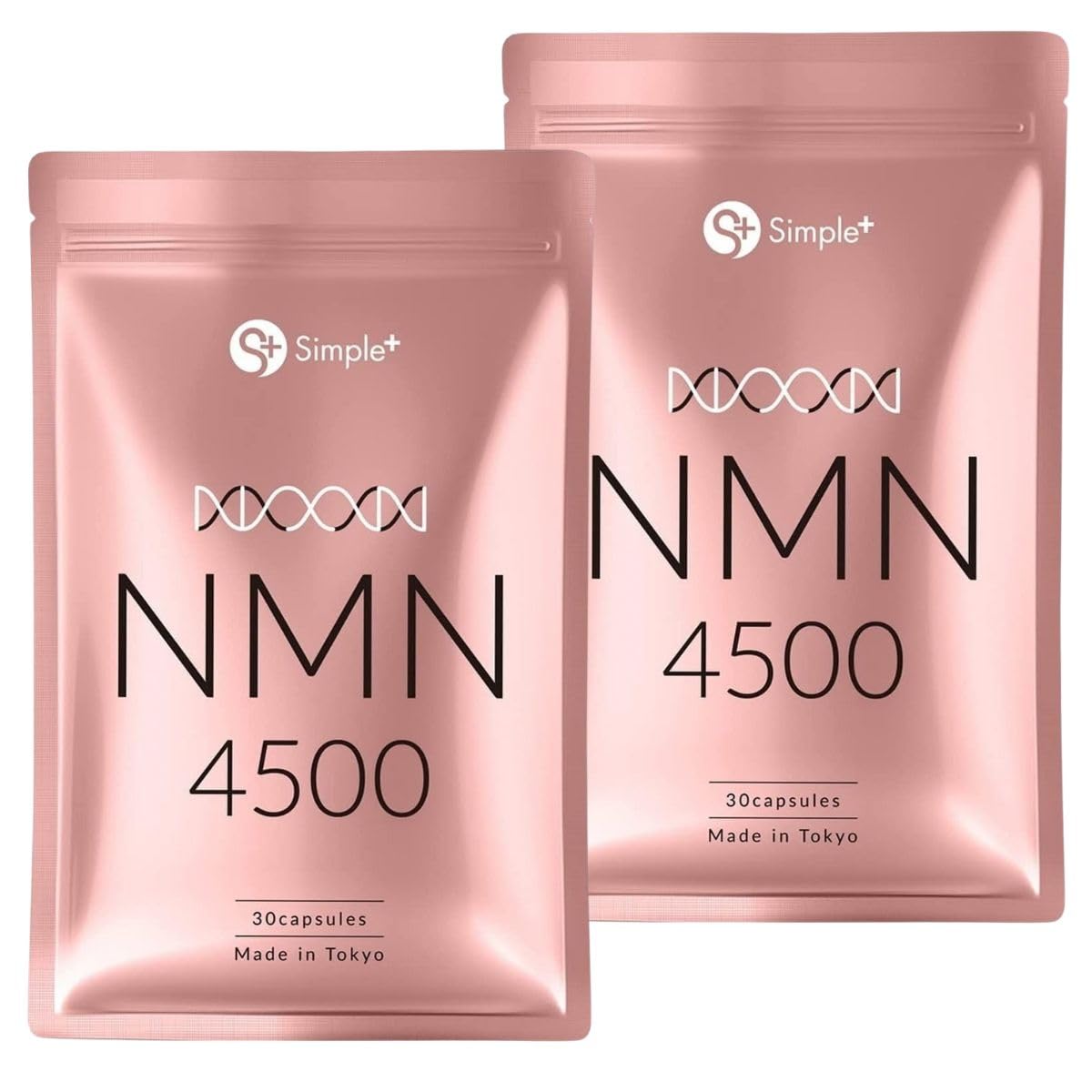 【送料無料】NMN サプリ 日本製 純度100% 4500mg 国内製造 サプリメント 30日分 カプセル SIMPLE+ nmnサプリ 高純度 4500 サイ...