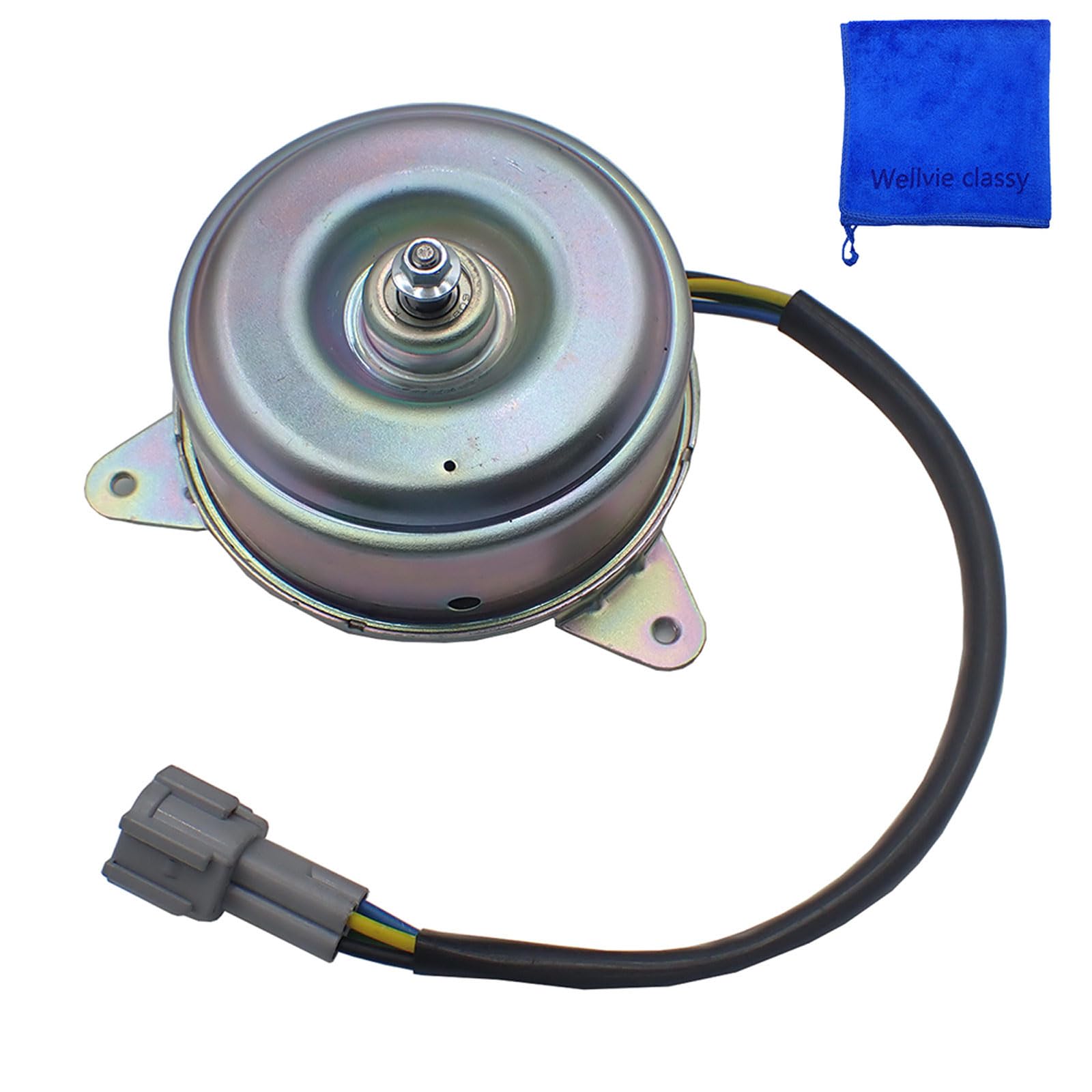 【送料無料】Wellvie フェアレディZ 電動 ファン モーター ラジエーター Z33 HZ33 参考純正品番 21487-AX00A 21487-CD00A 21487-CD000 交換 車検 水温 社外品 [並行輸入品]