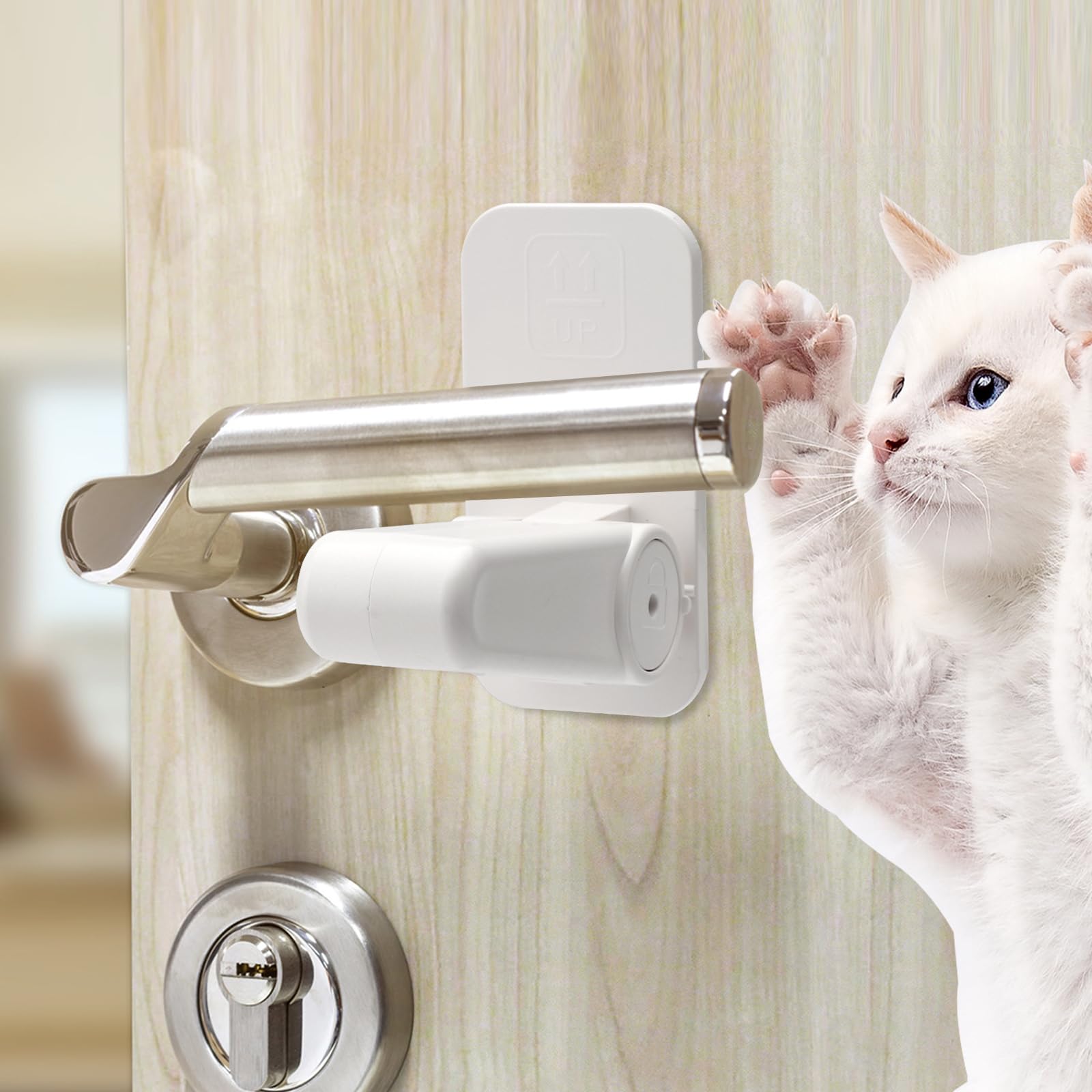 【送料無料】ドアノブ ロック 子供 チャイルドロック ドアロック ペット ドア開け防止 ドアノブストッ..