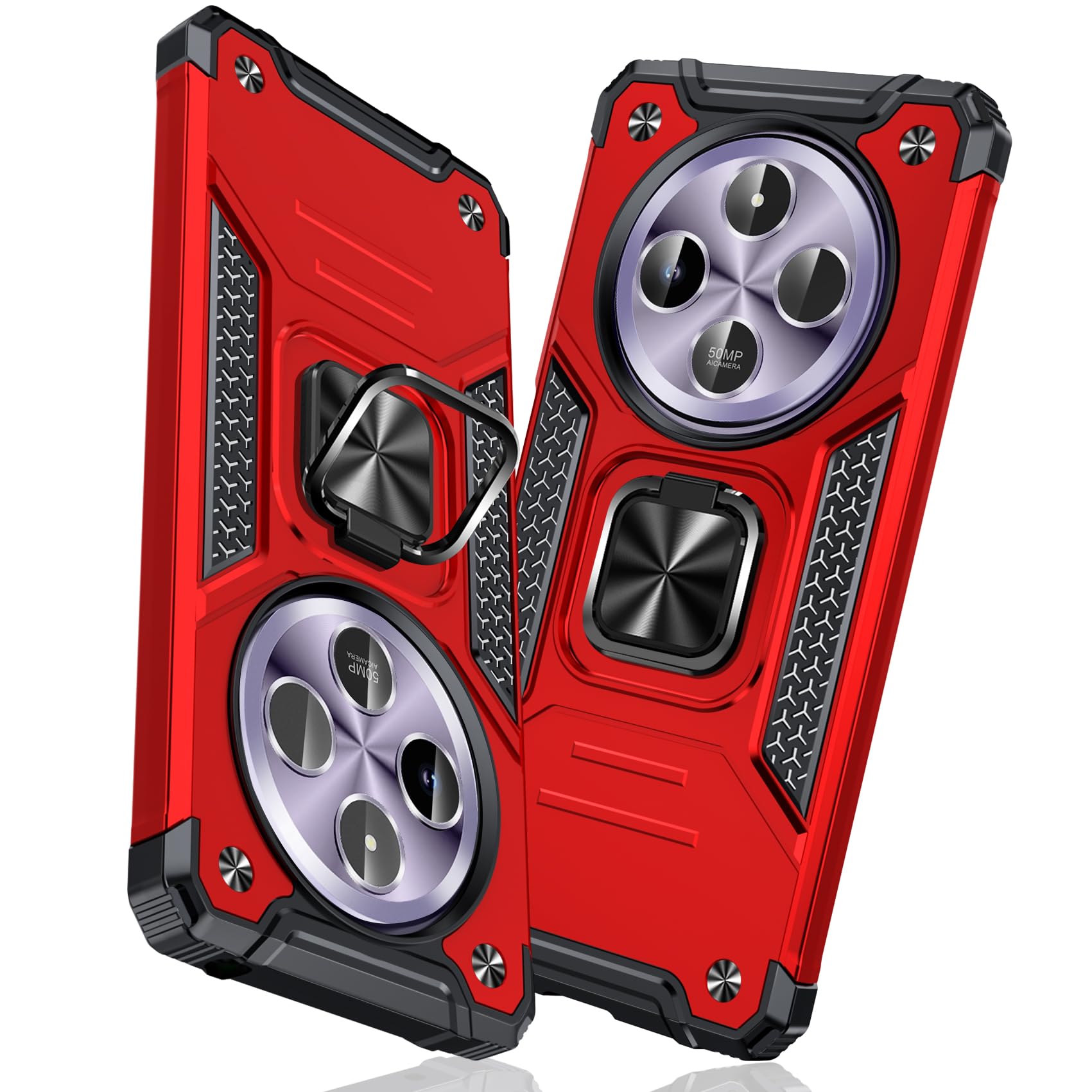 商品情報商品の説明対応機種：Redmi 14C 用携帯電話主な仕様 対応機種：Redmi 14C 用に対応なので、機種を間違いないようご注意下さい耐衝撃：高品質TPU素材で作られているため丈夫で柔軟性があり、衝撃吸収、落下時に受けた衝撃力を分散させ、携帯電話を有効に保護する車載ホルダー対応：マグネット対応金属板付きで、車載の磁気吸盤にしっかりと吸着することができ、運転中に携帯電話のナビゲーションなどの機能をより便利に使用することができます機能性：機能はもちろん、滑りにくくて持ちやすい、安定的なグリップが特徴です。リングはケースにしっかり固定されていて、縦置き、横置きどんな角度でも固定できます精密性設計：本体にぴったりフィイットするよう設計し、精巧をきわめていることの孔位で、端末にピッタリとフィットします。ボタンが独自の設計を採用、反応がよくて程よい押し心地を実現