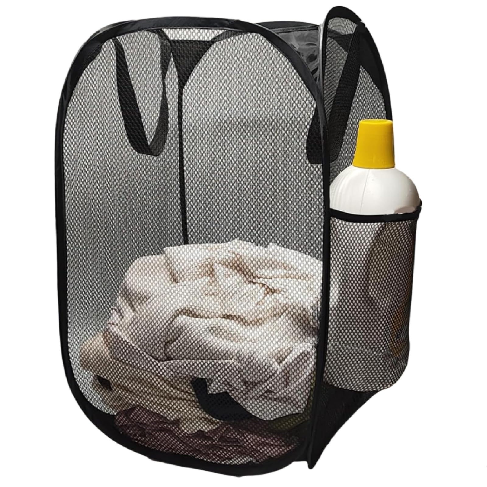 【送料無料】洗濯カゴ 折りたたみ メッシュ ランドリー バスケット 洗濯物入れ 省スペース 折りたたみ洗濯物かご 通風防水 衣類バスケット 40L 軽量 持ち運...