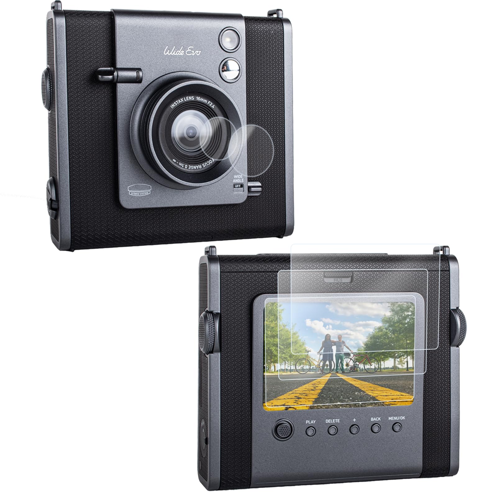 【送料無料】Rieibi (リーバイ) [3+3枚パック] スクリーンプロテクター Wide evo インスタントカメラ L..