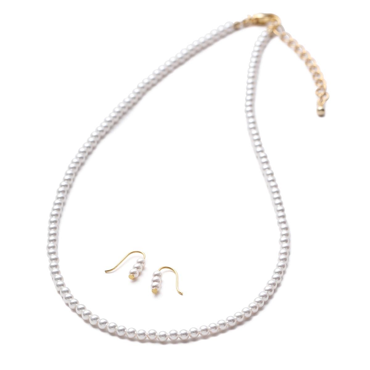 【送料無料】[VOTRE COUTURE] パールネックレス ベビーパール グランプレミアム アクセサリー 3mm ホワ..