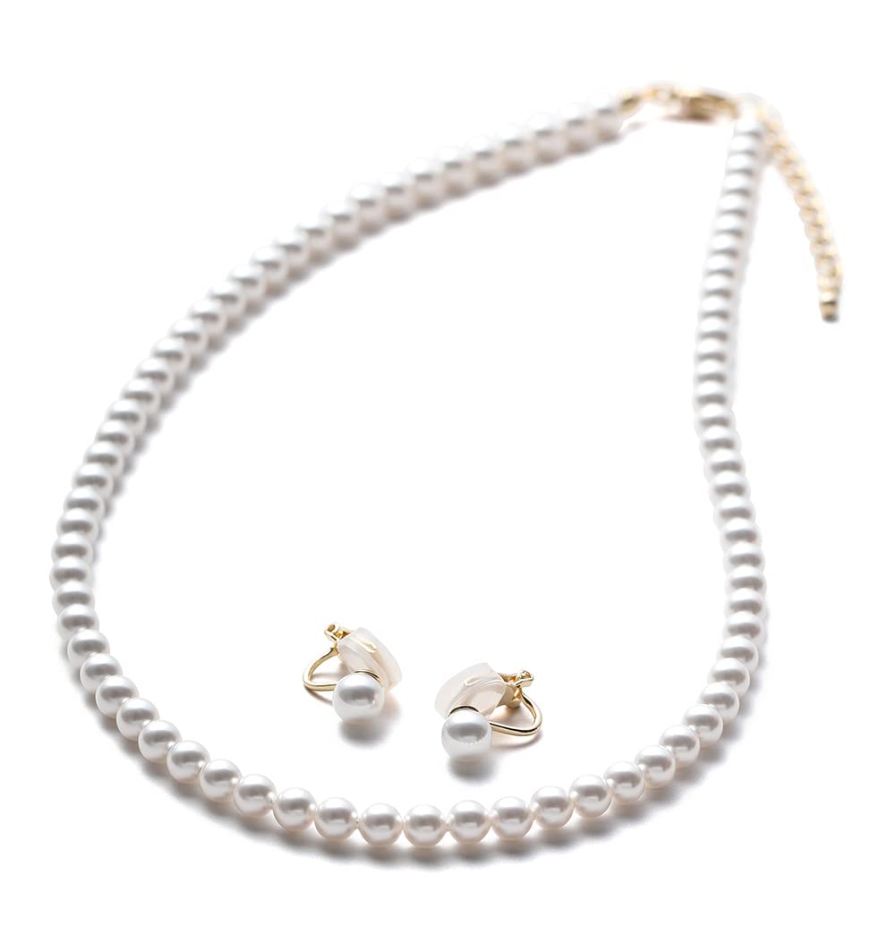 【送料無料】[VOTRE COUTURE] ベビーパール ネックレス ピアス イヤリング セット 5mm グランプレミア..