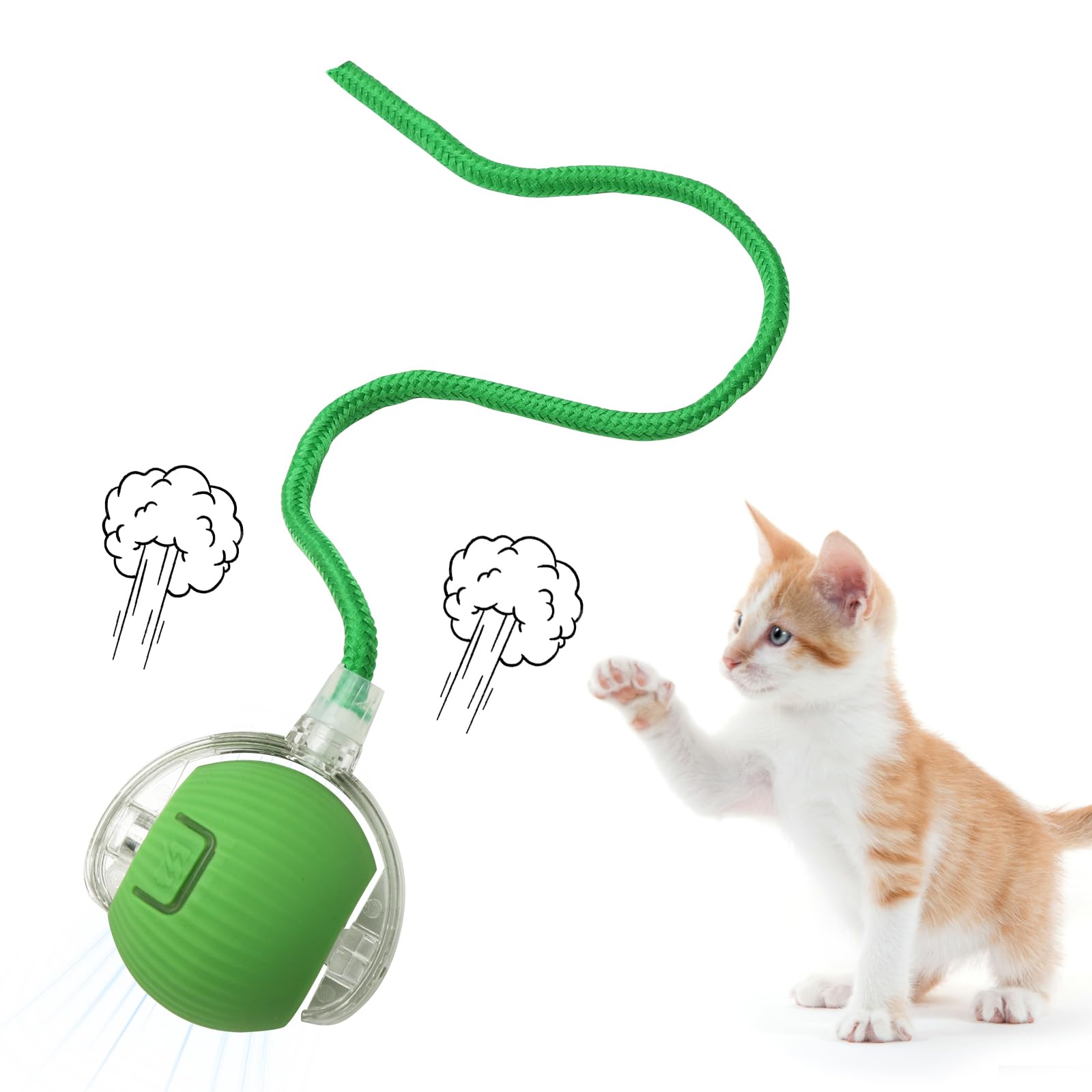 【送料無料】N N.ORANIE 猫 おもちゃ 自動 猫 ボール 光る 自動回転 3モード 電動おもちゃ ペットおも..