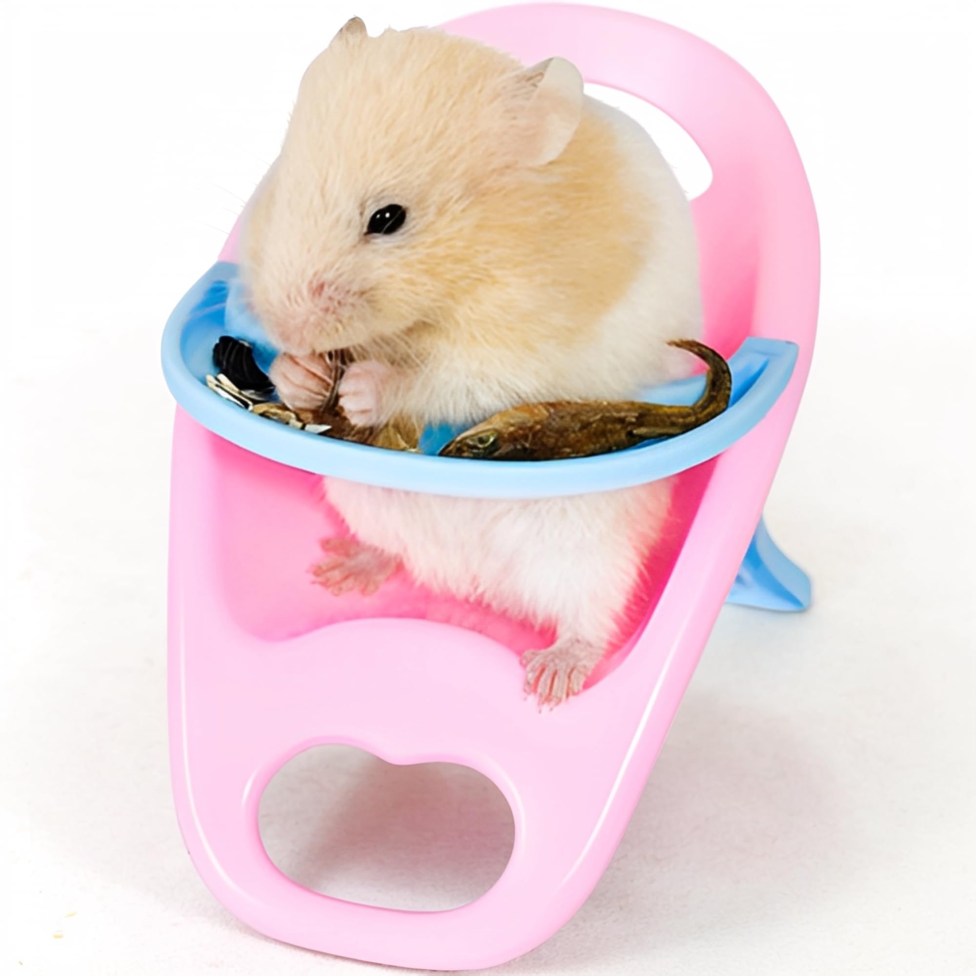 【送料無料】AZ-FRONT ハムスター 用品 餌皿付きミニチェア 食事用 おもちゃ 撮影小道具 ケージ用 ピン..