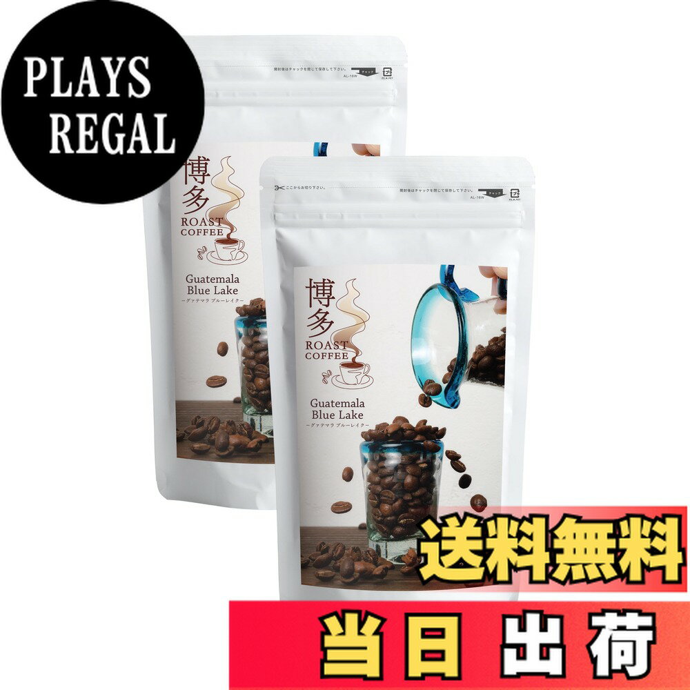 【送料無料】コーヒー豆 博多ローストコーヒー 【焙煎】 深煎り 苦み コク (保存 便利 ジップ式) 2袋(2..