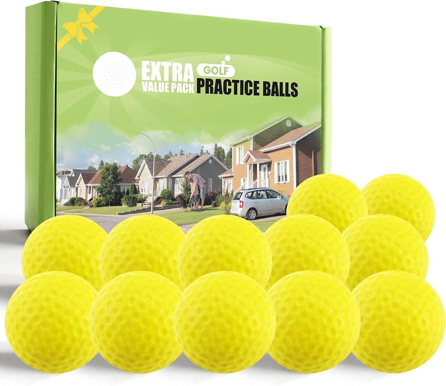 【送料無料】ゴルフボール 練習球 加重ボール 15g/個 ゴルフトレーニングソフトボール 柔らかい 安全 ..