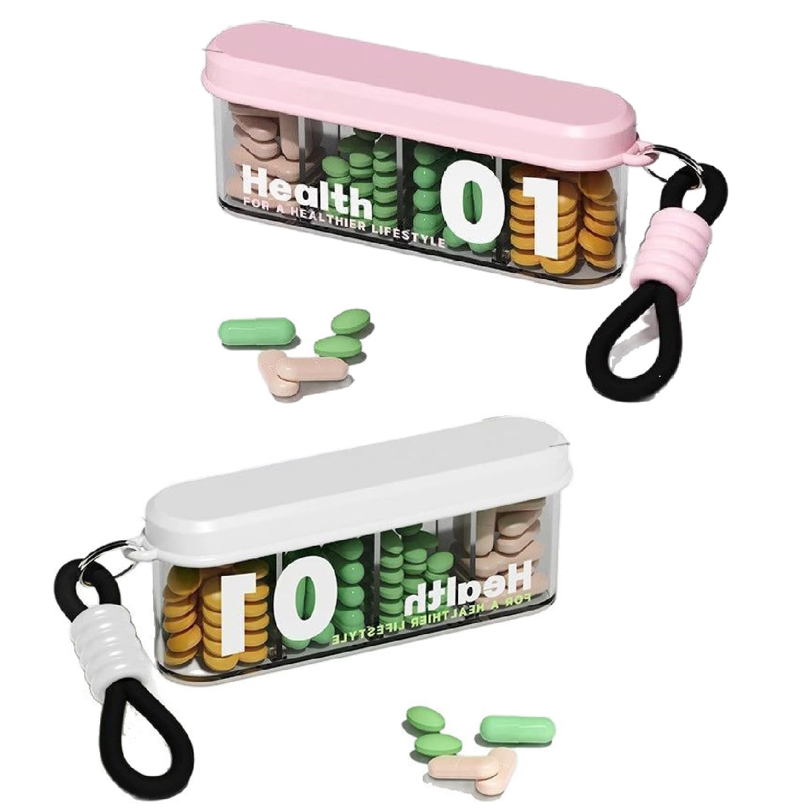 【送料無料】ピルケース 1週間 1日4回 ワンタッチ コンパクト 小さめ 薬ケース 薬入れ くすり整理 コン..