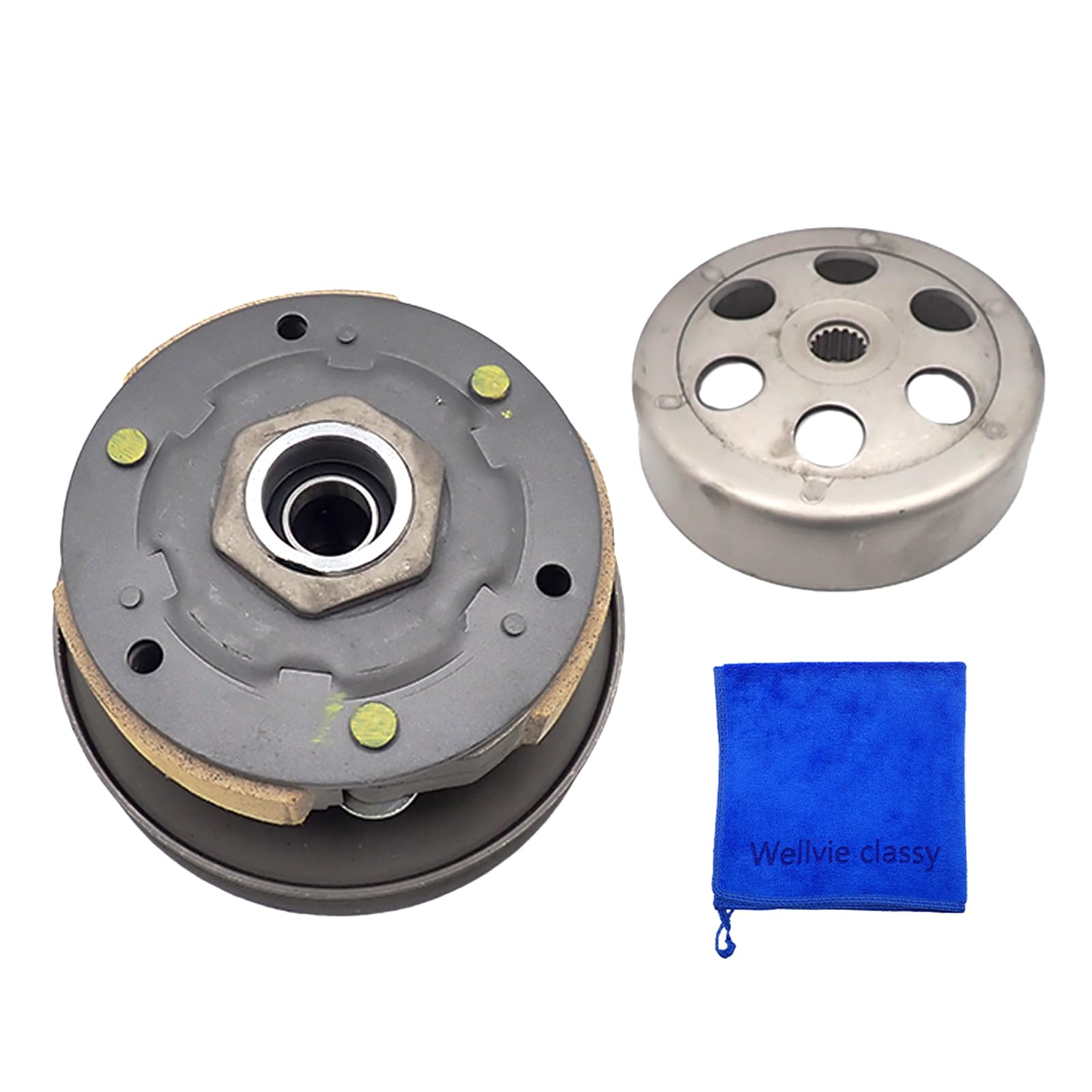 【送料無料】Wellvie classy ドリブンフェイス クラッチセット シグナス アクシストリート BW'S125 クラッチシュー トルクカム センタースプリング 駆動系 メンテナンス [並行輸入品]
